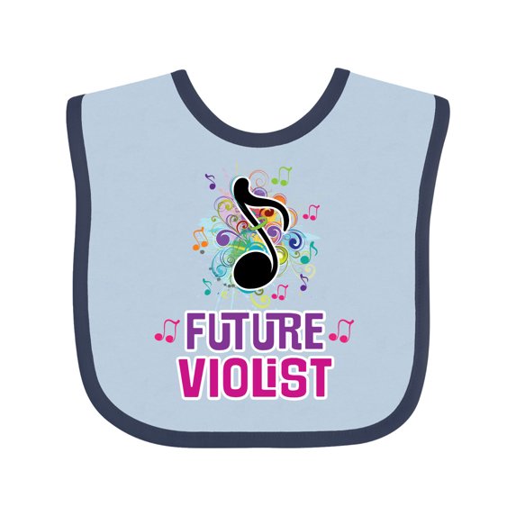 Inktastic Viola Future Violist Music Girls Baby Bib