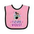 thumbnail image 1 of Inktastic Viola Future Violist Music Gift Girls Baby Bib, 1 of 4