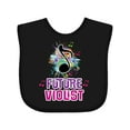 thumbnail image 1 of Inktastic Viola Future Violist Music Girls Baby Bib, 1 of 4