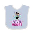 thumbnail image 1 of Inktastic Viola Future Violist Music Girls Baby Bib, 1 of 4