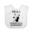thumbnail image 1 of Inktastic Viola Music Gift Funny Violist Joke Boys or Girls Baby Bib, 1 of 4