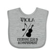 thumbnail image 1 of Inktastic Viola Music Gift Funny Violist Joke Boys or Girls Baby Bib, 1 of 4