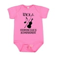 thumbnail image 1 of Inktastic Viola Music Gift Funny Violist Joke Boys or Girls Baby Bodysuit, 1 of 5