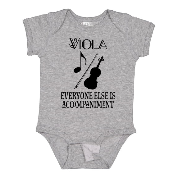 Inktastic Viola Music Gift Funny Violist Joke Boys or Girls Baby Bodysuit