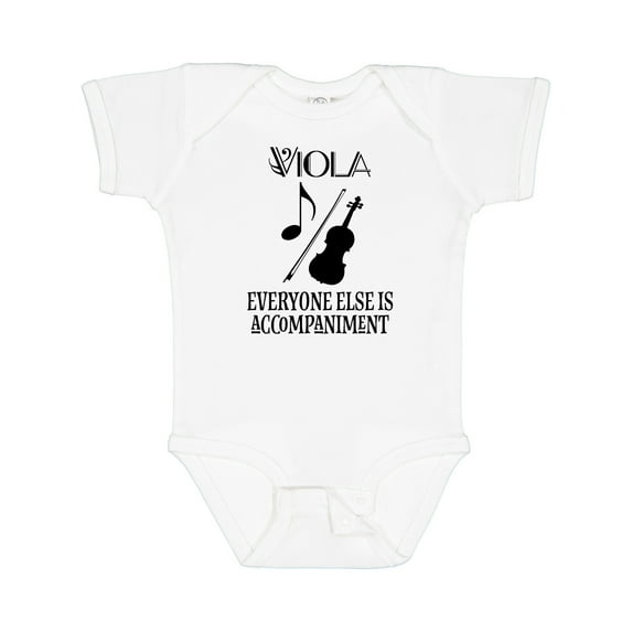 Inktastic Viola Music Gift Funny Violist Joke Boys or Girls Baby Bodysuit