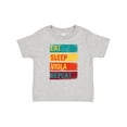 thumbnail image 1 of Inktastic Viola Player Funny Eat Sleep Viola Repeat Boys or Girls Baby T-Shirt, 1 of 5
