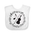 thumbnail image 1 of Inktastic Violin Gift for Student Violinist Boys or Girls Baby Bib, 1 of 4