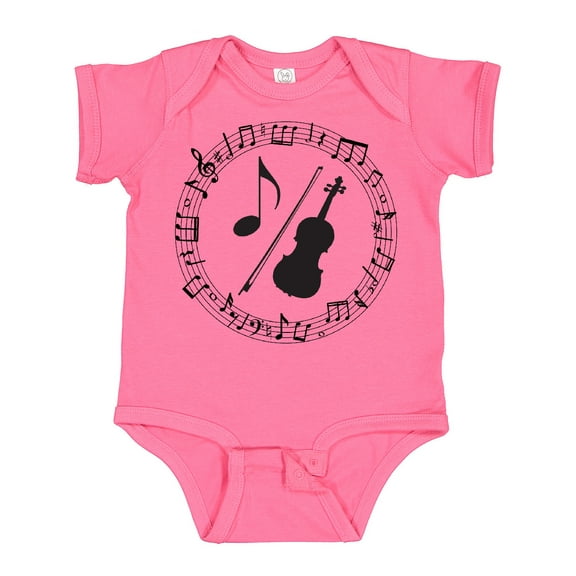 Inktastic Violin Gift for Student Violinist Boys or Girls Baby Bodysuit