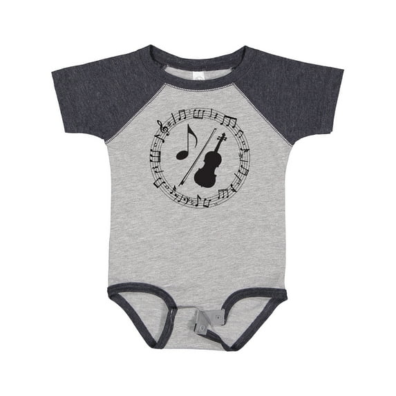 Inktastic Violin Gift for Student Violinist Boys or Girls Baby Bodysuit
