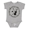 thumbnail image 1 of Inktastic Violin Gift for Student Violinist Boys or Girls Baby Bodysuit, 1 of 5