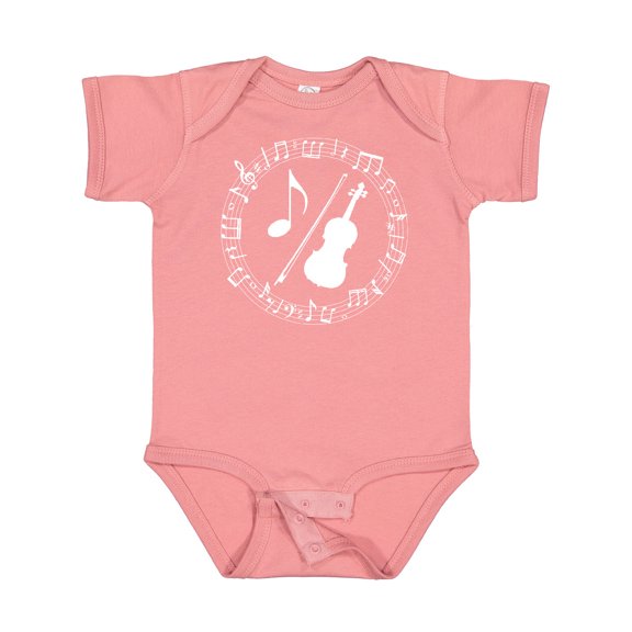 Inktastic Violin Gift for Violinist Boys or Girls Baby Bodysuit