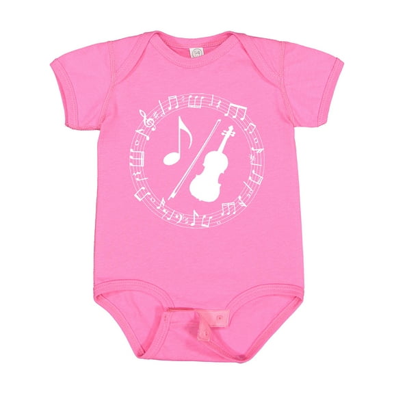 Inktastic Violin Gift for Violinist Boys or Girls Baby Bodysuit