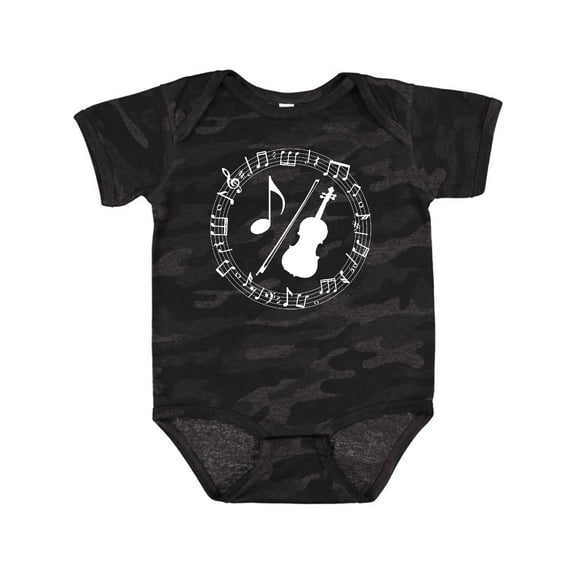 Inktastic Violin Gift for Violinist Boys or Girls Baby Bodysuit