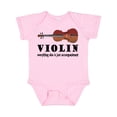 thumbnail image 1 of Inktastic Violin Humor Music Boys or Girls Baby Bodysuit, 1 of 5
