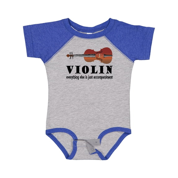 Inktastic Violin Humor Music Boys or Girls Baby Bodysuit