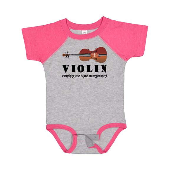 Inktastic Violin Humor Music Boys or Girls Baby Bodysuit