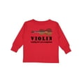 thumbnail image 1 of Inktastic Violin Humor Music Boys or Girls Long Sleeve Toddler T-Shirt, 1 of 5