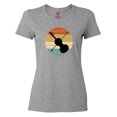 thumbnail image 1 of Inktastic Violin Music Gift Retro Sunset Women's T-Shirt, 1 of 5