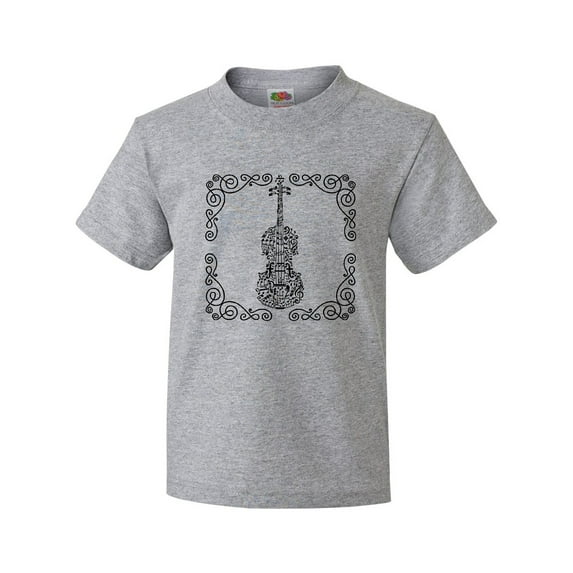 Inktastic Violin Music Instrument Musician Gift Youth T-Shirt