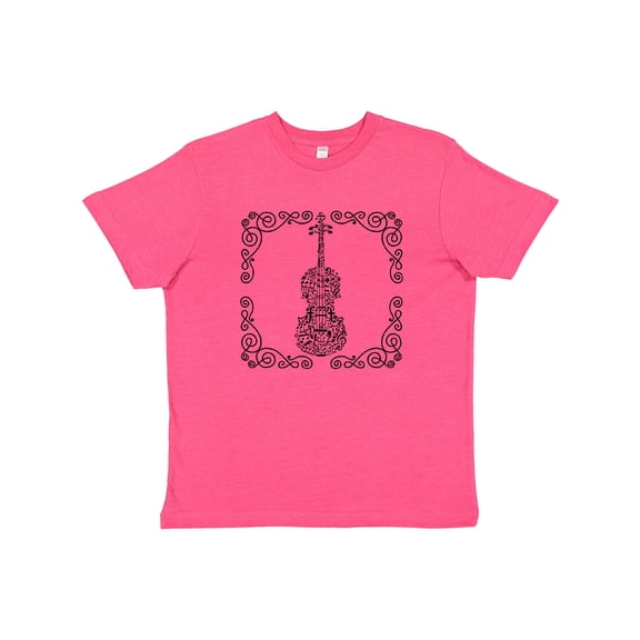 Inktastic Violin Music Instrument Musician Gift Youth T-Shirt