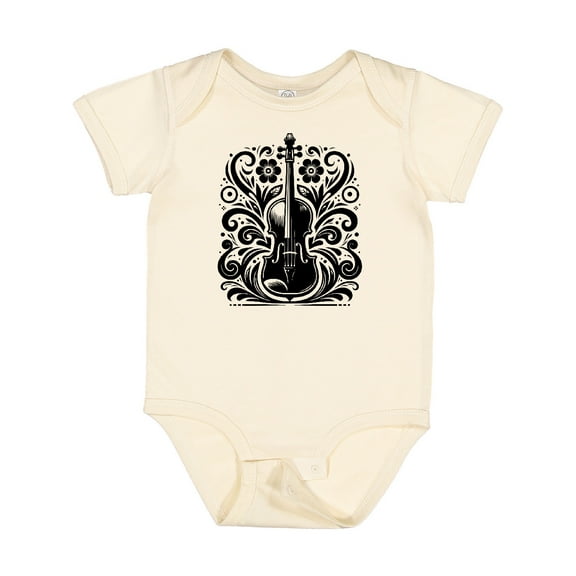 Inktastic Violin Music Instrument Violinist Girls Baby Bodysuit