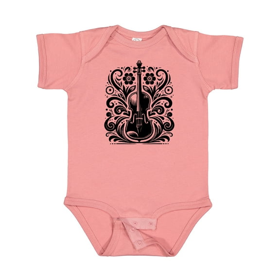 Inktastic Violin Music Instrument Violinist Girls Baby Bodysuit