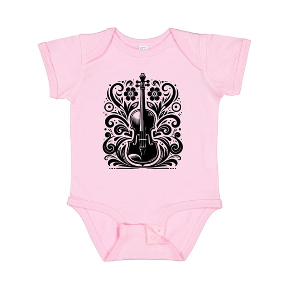Inktastic Violin Music Instrument Violinist Girls Baby Bodysuit
