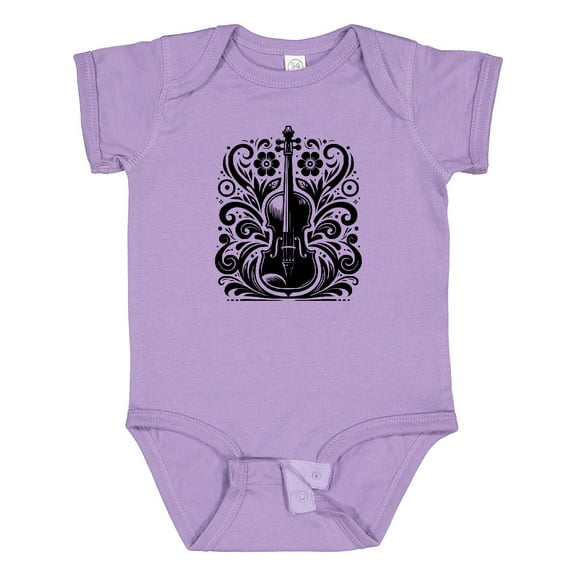 Inktastic Violin Music Instrument Violinist Girls Baby Bodysuit