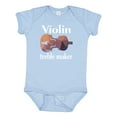 thumbnail image 1 of Inktastic Violin Treble Maker Funny Violinist Music Boys or Girls Baby Bodysuit, 1 of 5