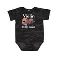 thumbnail image 1 of Inktastic Violin Treble Maker Funny Violinist Music Boys or Girls Baby Bodysuit, 1 of 5