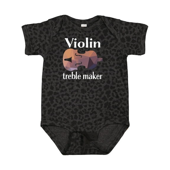 Inktastic Violin Treble Maker Funny Violinist Music Boys or Girls Baby Bodysuit