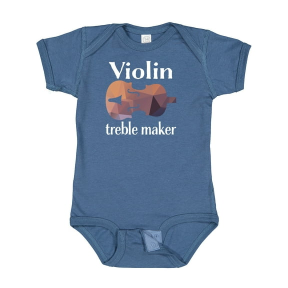 Inktastic Violin Treble Maker Funny Violinist Music Boys or Girls Baby Bodysuit