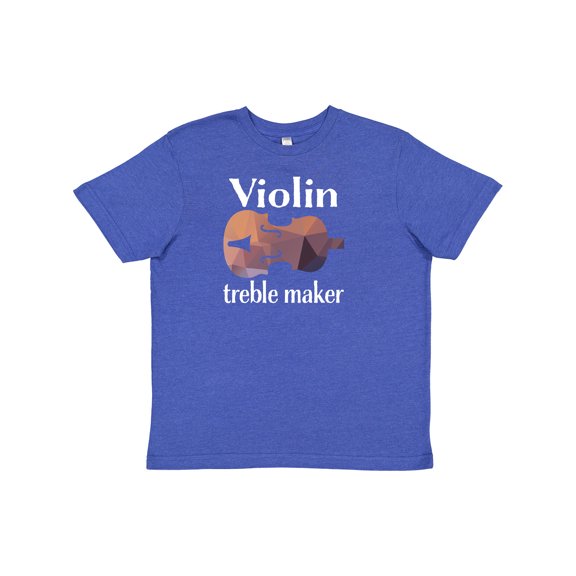 Inktastic Violin Treble Maker Funny Violinist Music Gift Youth T-Shirt