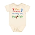 thumbnail image 1 of Inktastic Violinist Future Violin Music Player Boys or Girls Baby Bodysuit, 1 of 5
