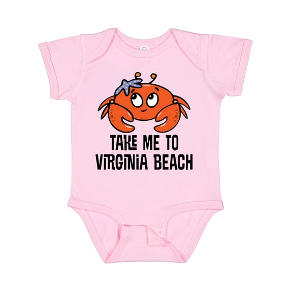 Inktastic Virginia Beach Souvenir Cute Boys or Girls Baby Bodysuit