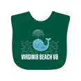 thumbnail image 1 of Inktastic Virginia Beach Va Cute Vacation Boys or Girls Baby Bib, 1 of 4