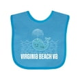 thumbnail image 1 of Inktastic Virginia Beach Va Cute Vacation Boys or Girls Baby Bib, 1 of 4