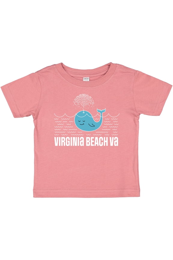Virginia Beach Va Cute Vacation Boys or Girls Baby T-Shirt