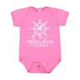 thumbnail image 1 of Inktastic Virginia Beach VA Nautical Boys or Girls Baby Bodysuit, 1 of 5