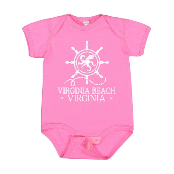Inktastic Virginia Beach VA Nautical Boys or Girls Baby Bodysuit