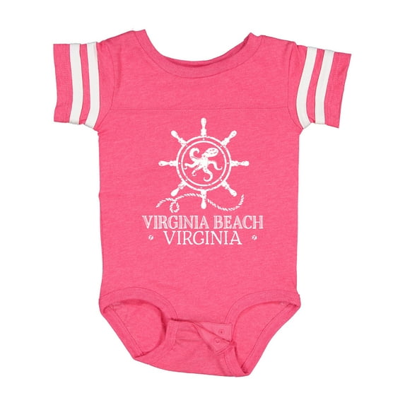 Inktastic Virginia Beach VA Nautical Boys or Girls Baby Bodysuit