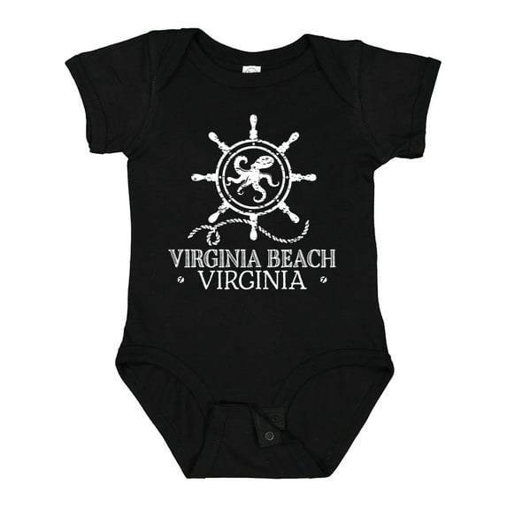 Inktastic Virginia Beach VA Nautical Boys or Girls Baby Bodysuit
