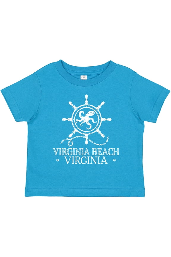 Virginia Beach VA Nautical Boys or Girls Toddler T-Shirt