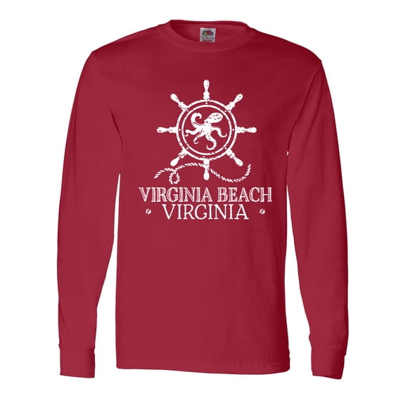 Inktastic Virginia Beach VA Nautical Long Sleeve T-Shirt