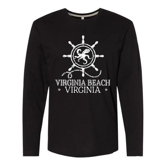 Inktastic Virginia Beach VA Nautical Long Sleeve T-Shirt