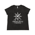 thumbnail image 1 of Inktastic Virginia Beach VA Nautical Women's Plus Size T-Shirt, 1 of 5