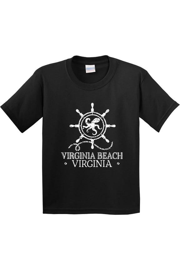 Virginia Beach Va Nautical Youth T-Shirt