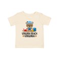 thumbnail image 1 of Inktastic Virginia Beach Va Vacation Bear Boys Baby T-Shirt, 1 of 5