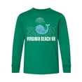 thumbnail image 1 of Inktastic Virginia Beach Va Cute Vacation Long Sleeve Youth T-Shirt, 1 of 5