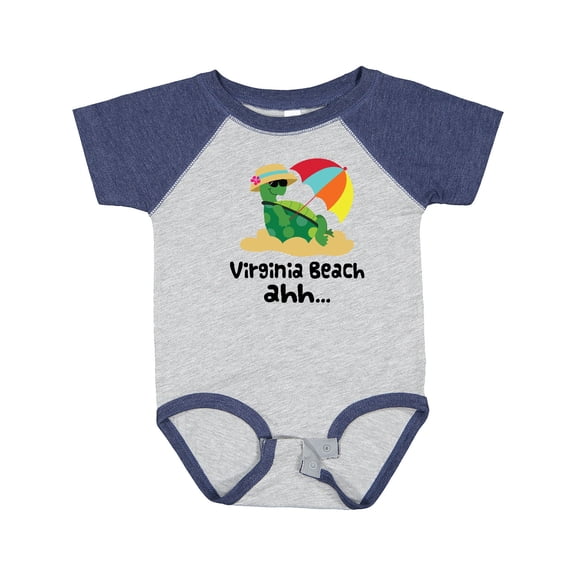 Inktastic Virginia Beach Virginia Boys or Girls Baby Bodysuit